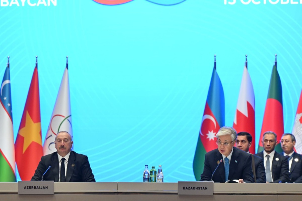 Tokayev: Azərbaycan AQEM-i dünyada önəmli təşkilata çevirmək üçün böyük iş görür