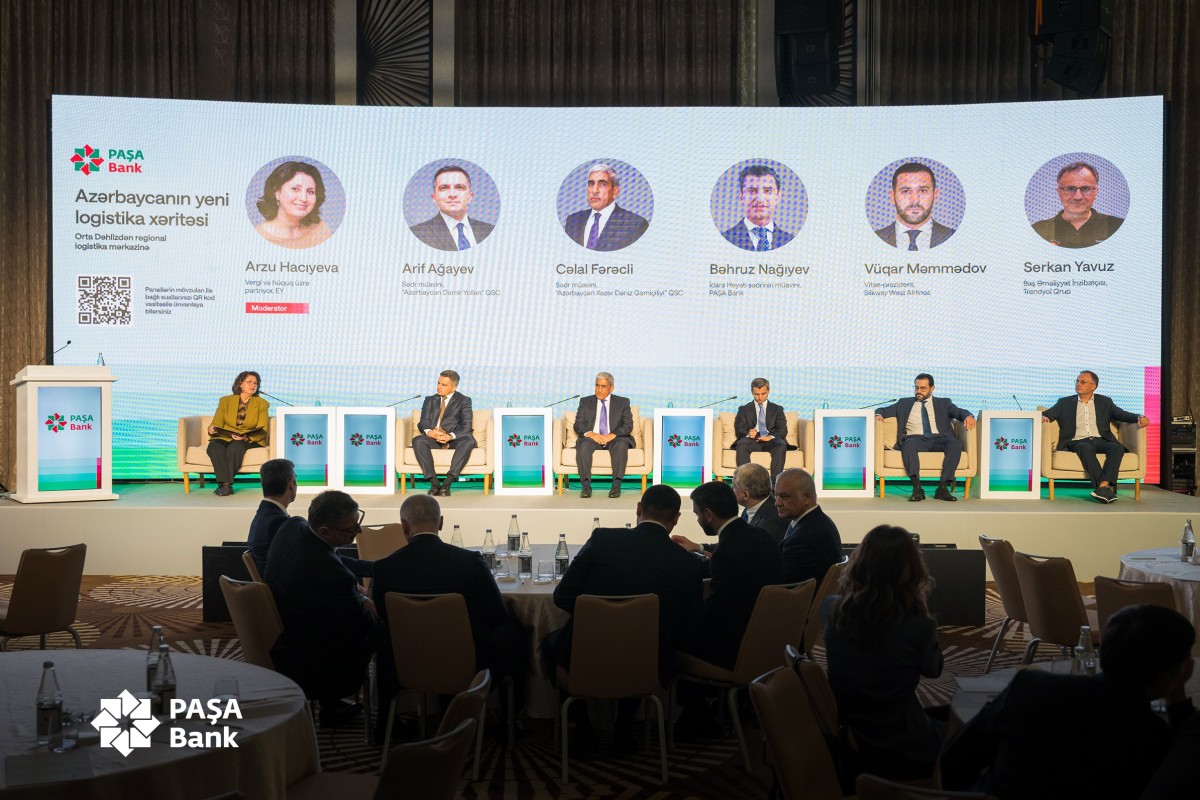 PAŞA Bankın təşkilatçılığı ilə “Azərbaycanın yeni logistika xəritəsi: Orta Dəhlizdən regional logistika mərkəzinə” adlı tədbir keçirilib