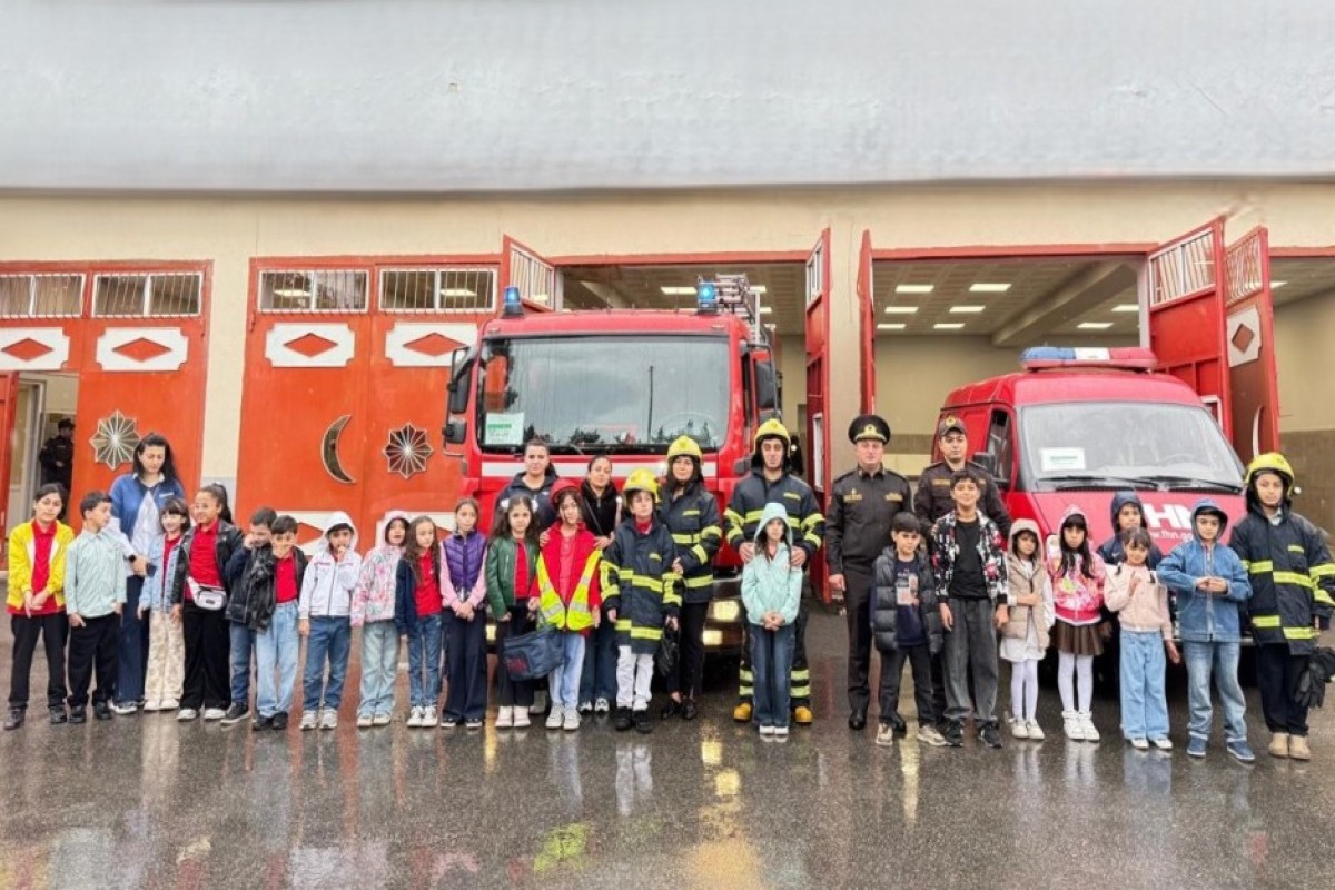 Dövlət Yanğından Mühafizə Xidməti  “açıq qapı günü” keçirib - <span class="red_color">FOTO