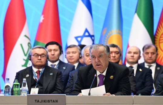 Tacikistan AQEM sammitinin yüksək səviyyədə təşkilinə görə Azərbaycana təşəkkür edib