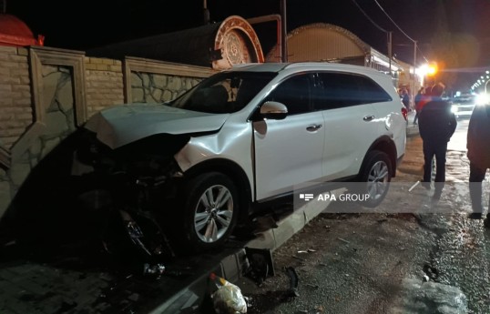 Tovuzda iki avtomobil toqquşub, xəsarət alanlar var - FOTO 