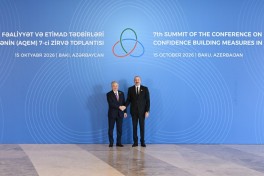 Prezident İlham Əliyev AQEM-in 7-ci Zirvə Toplantısında çıxış edir - YENİLƏNİB-1 