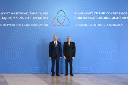 Prezident İlham Əliyev AQEM-in 7-ci Zirvə Toplantısında çıxış edir - YENİLƏNİB-1 