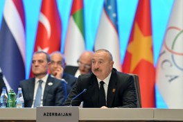 Bakıda AQEM-in 7-ci Zirvə Toplantısı keçirilir, Prezident İlham Əliyev tədbirdə çıxış edib - YENİLƏNİB-3 