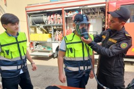 Dövlət Yanğından Mühafizə Xidməti  “açıq qapı günü” keçirib - FOTO 