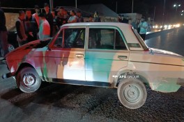 Tovuzda iki avtomobil toqquşub, xəsarət alanlar var - FOTO 