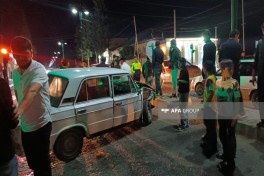 Tovuzda iki avtomobil toqquşub, xəsarət alanlar var - FOTO 