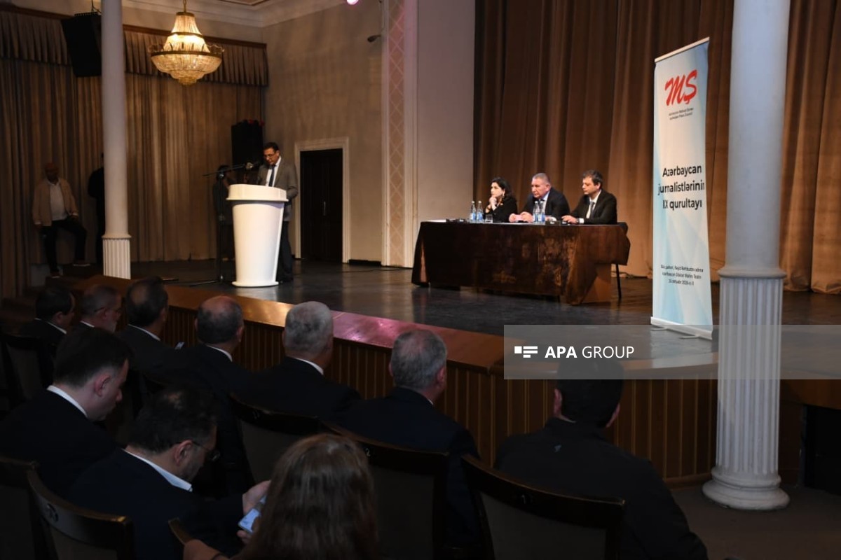 Azərbaycan jurnalistlərinin IX qurultayının iştirakçıları Prezidentə müraciət ünvanlayıb
