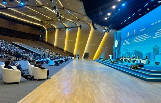 ADY sədri Qazaxıstanda “New Silk Way” biznes-forumunda iştirak edib