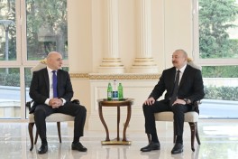 Prezident İlham Əliyev Gürcüstanın yeni səfirini qəbul edib