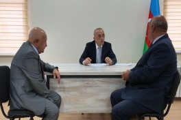 Azərbaycan Dövlət Su Ehtiyatları Agentliyinin sədri Cəbrayıl şəhərində vətəndaşlarla görüşüb