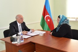 Zakir Fərəcov Sumqayıtda qəbul keçirib