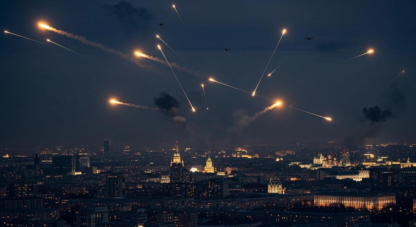 Moskvaya kütləvi dron hücumu: 195 PUA-nın vurulub
