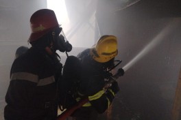 Xırdalanda yaşayış kompleksinin ərazisində yanğın baş verib - FOTO  - VİDEO 