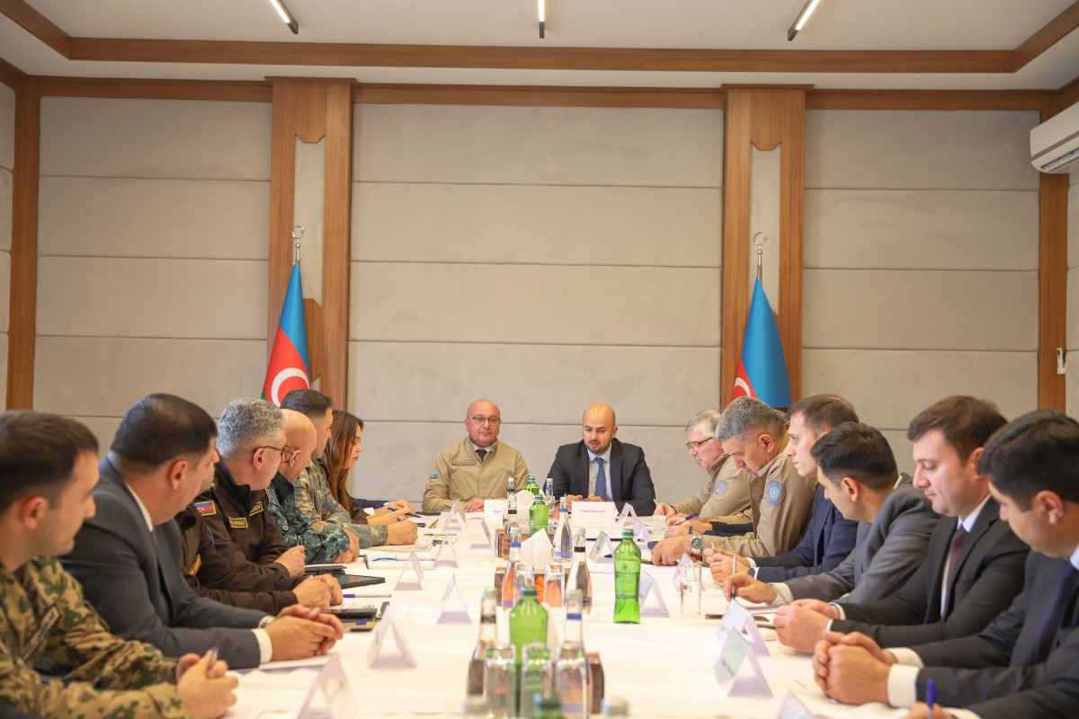 Cəbrayılda Minalardan və partlamamış hərbi sursatlardan təmizləmə üzrə İşçi qrupun iclası keçirilib