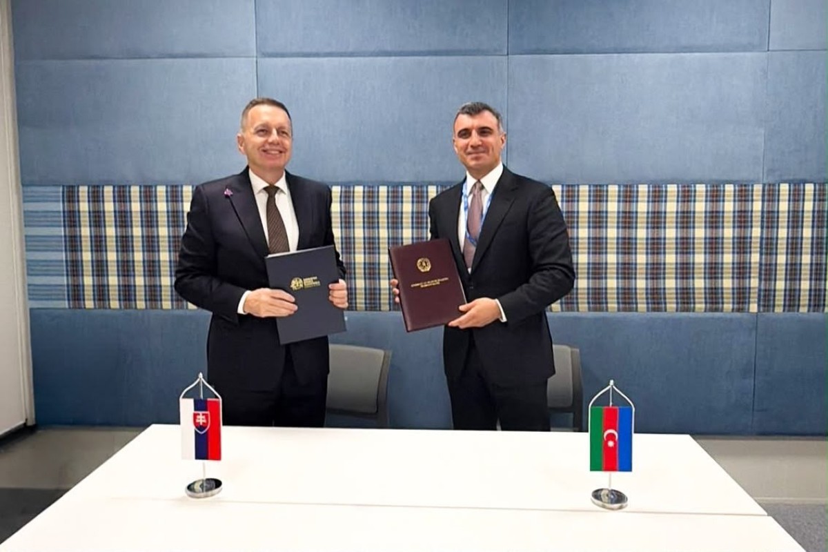 AMB ilə Slovakiya Milli Bankı arasında Anlaşma Memorandumu imzalanıb