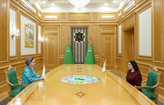 Leyla Əliyeva Arkadağ şəhərində Oğulcahan Atabayeva ilə görüşüb - FOTO 