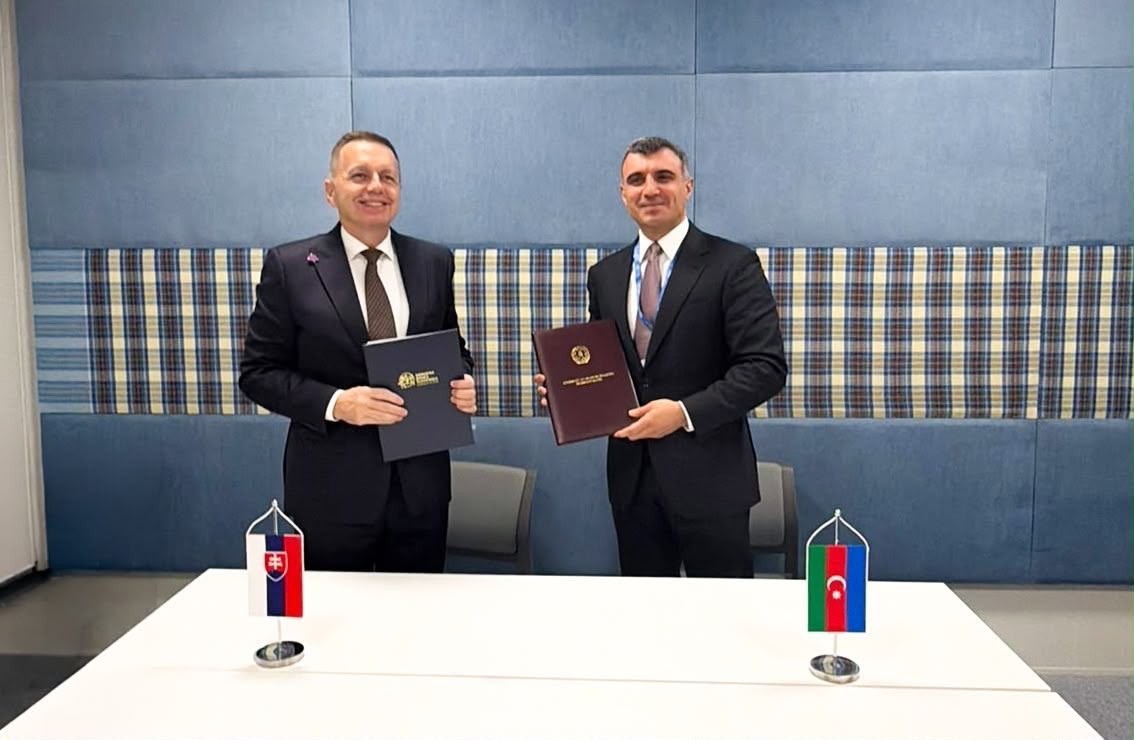 AMB ilə Slovakiya Milli Bankı arasında Anlaşma Memorandumu imzalanıb