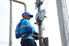 Ağdərədə 1 768 rabitə dirəyi basdırılıb, 334 km fiber-optik kabel çəkilib - FOTO 