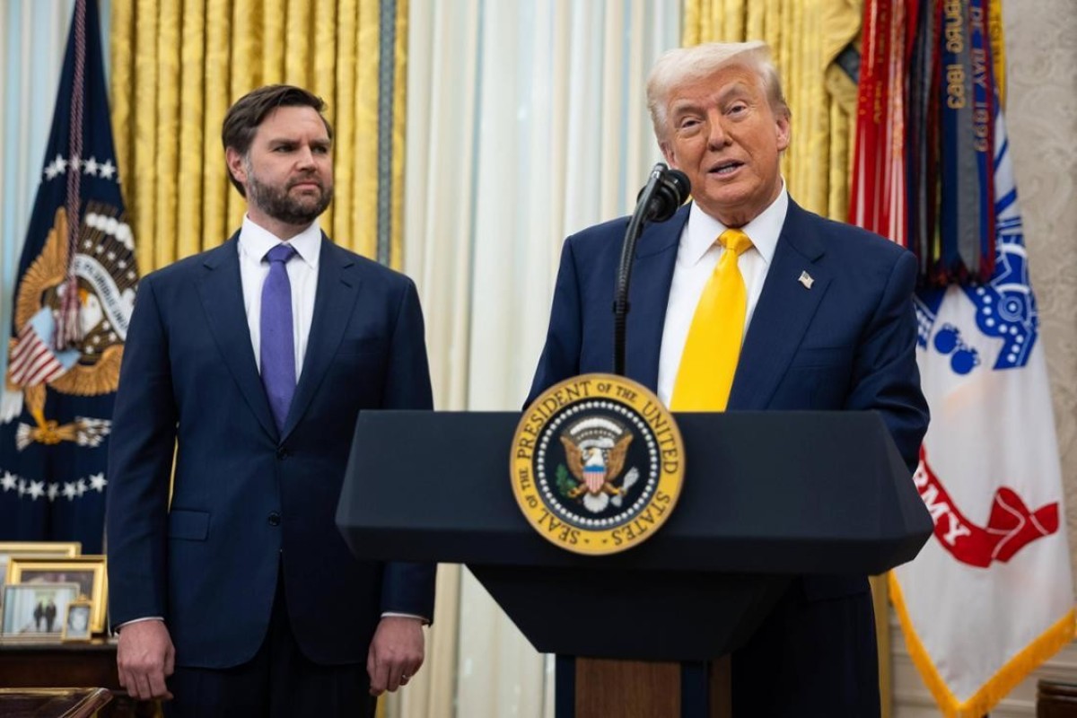 ABŞ-nin vitse-prezidenti Cey Di Vens və ABŞ prezidenti Donald Tramp