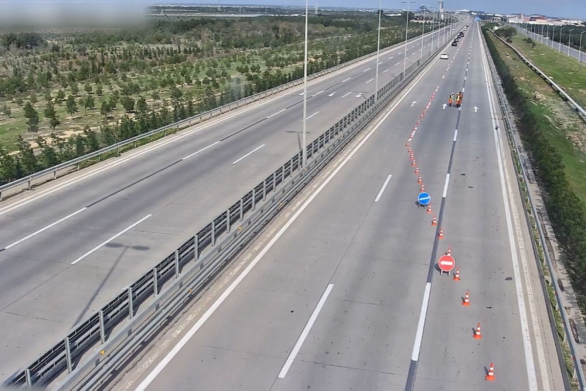 NİİM Zığ şosesində rənglənmə işləri ilə bağlı sürücülərə müraciət edib