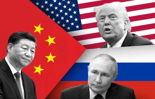 ABŞ Prezidenti Putin və Si Cinpinlə üçtərəfli görüşə hazır olduğunu bildirib