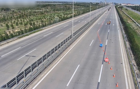 NİİM Zığ şosesində rənglənmə işləri ilə bağlı sürücülərə müraciət edib