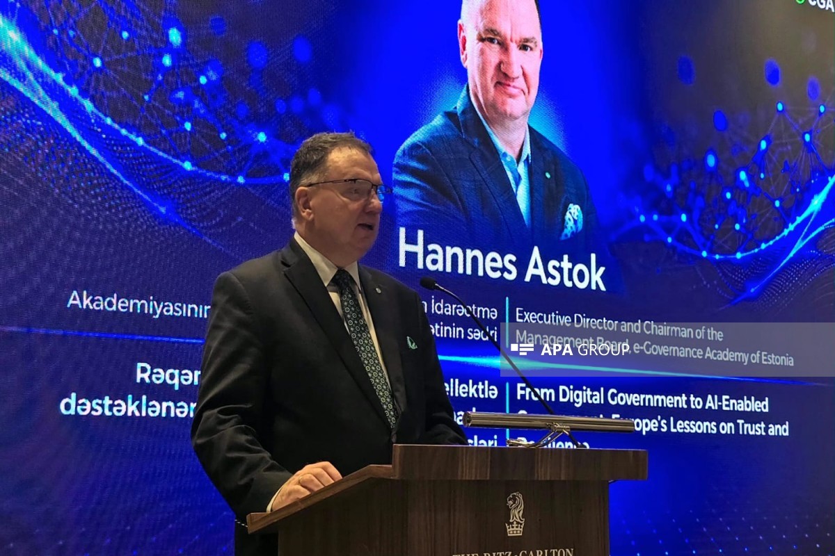 Hannes Astok: Süni intellekt agentlərinin fəaliyyətinə nəzarət gücləndirilməlidir