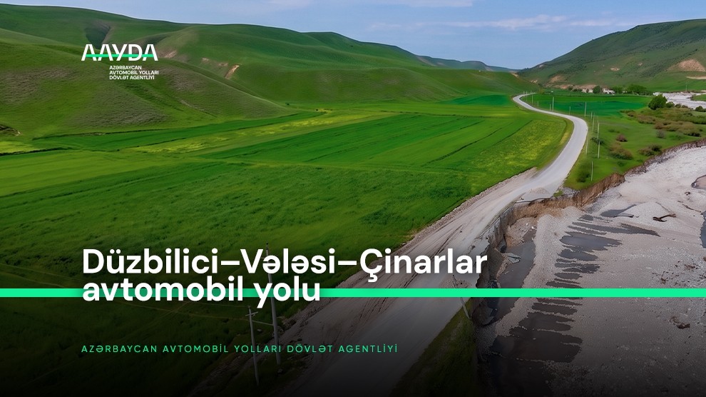Şabranda sel nəticəsində sıradan çıxmış yol və körpülər bərpa olunub
