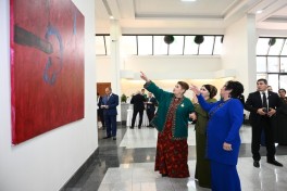 Aşqabadda MAMA “Ana təbiət” beynəlxalq incəsənət sərgisi açılıb - FOTO 
