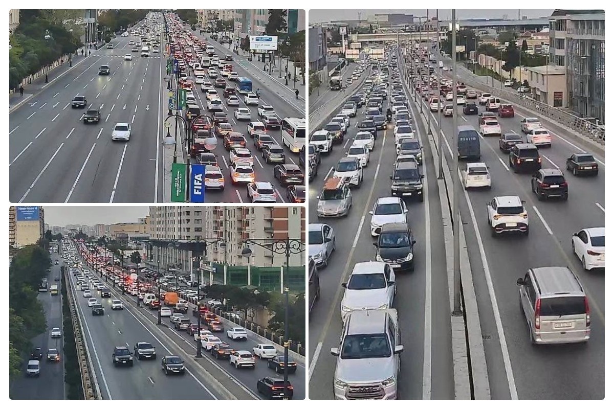 Bakıda 25 istiqamətdə sıxlıq var