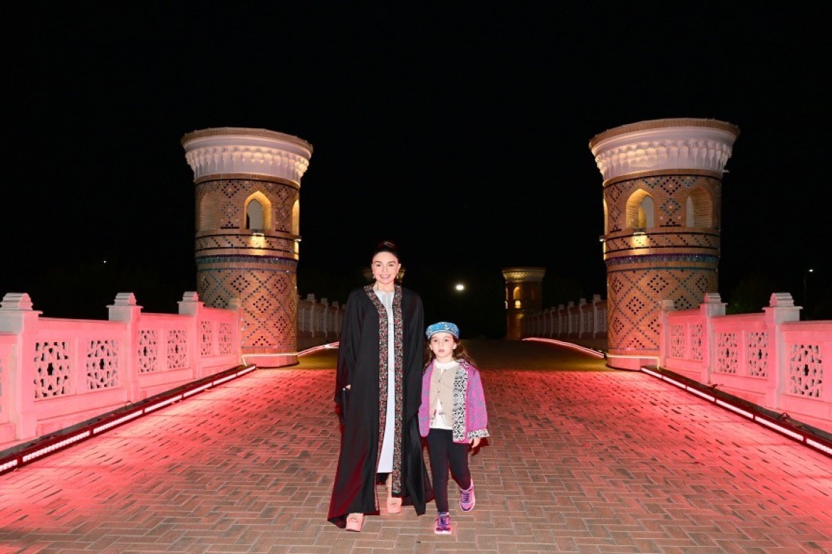 Leyla Aliyeva tours Eternal City complex in Samarkand