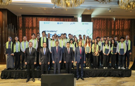 MSİM Milli Süni İntellekt Strategiyasının icrası çərçivəsində “AI Academy”nin ilk məzunlarını təltif edib