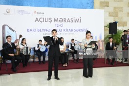 XII Bakı Beynəlxalq Kitab Sərgisinin açılış mərasimi keçirilib - FOTO 