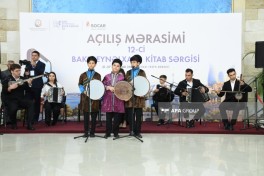 XII Bakı Beynəlxalq Kitab Sərgisinin açılış mərasimi keçirilib - FOTO 