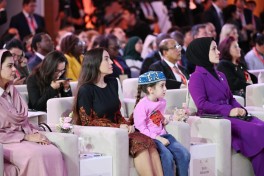 Leyla Əliyeva Səmərqənddə Uşaqların rifahına investisiya mövzusunda Ümumdünya Sammitinin açılışında iştirak edib - FOTO 