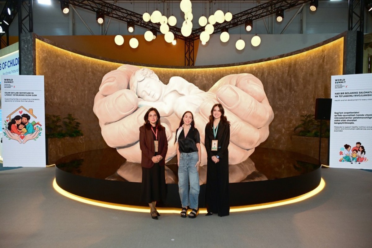 Leyla Aliyeva visits "The World Through a Child
