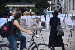 Avropanın bir sıra şəhərlərində Ermənistanın mina təhlükəsinə qarşı etiraz aksiyaları keçirilir - FOTO 