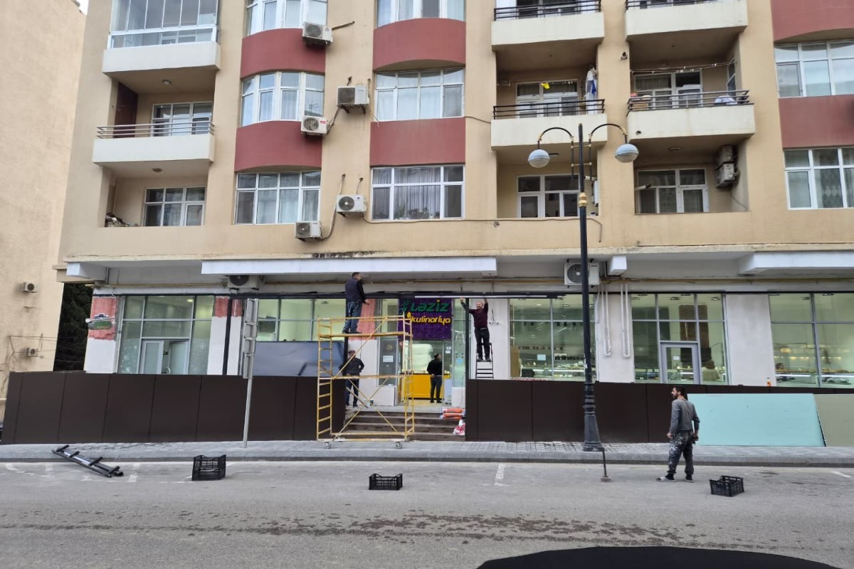Yasamalda piyada səkisinin zəbt edilməsinin qarşısı alınıb - <span class="red_color">FOTO