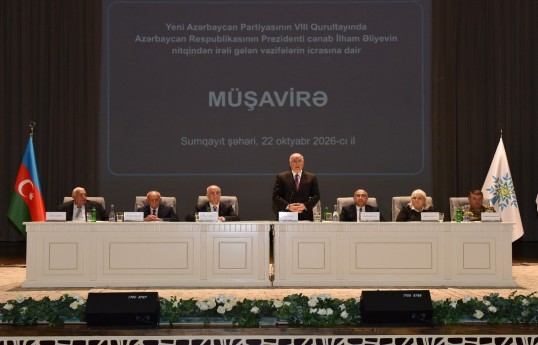 Sumqayıtda YAP-ın VIII Qurultayı ilə bağlı müşavirə keçirilib