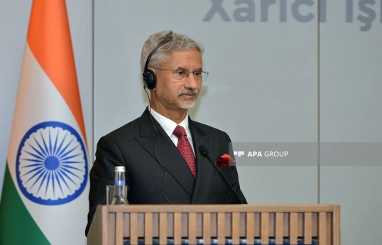 Hindistan xarici işlər naziri Subramanyam Cayşankar