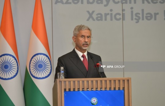 Hindistan xarici işlər naziri Subramanyam Cayşankar