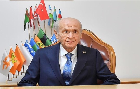 Türkiyənin Milliyyətçi Hərəkat Partiyasının (MHP) sədri Dövlət Bağçalı