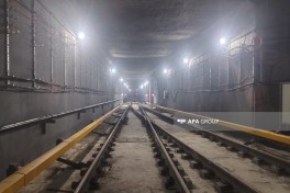 “Həzi Aslanov” metro stansiyasında dalanın yenidən qurulma işləri başa çatıb - FOTO  - YENİLƏNİB 