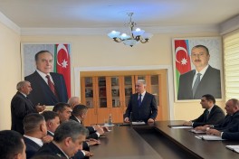 Yardımlı Rayon İcra Hakimiyyətinin yeni başçısı kollektivə təqdim edilib