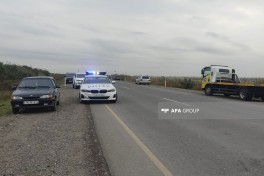 Salyanda yol qəzasında bir nəfər ölüb, 4 nəfər xəsarət alıb - FOTO  - YENİLƏNİB 