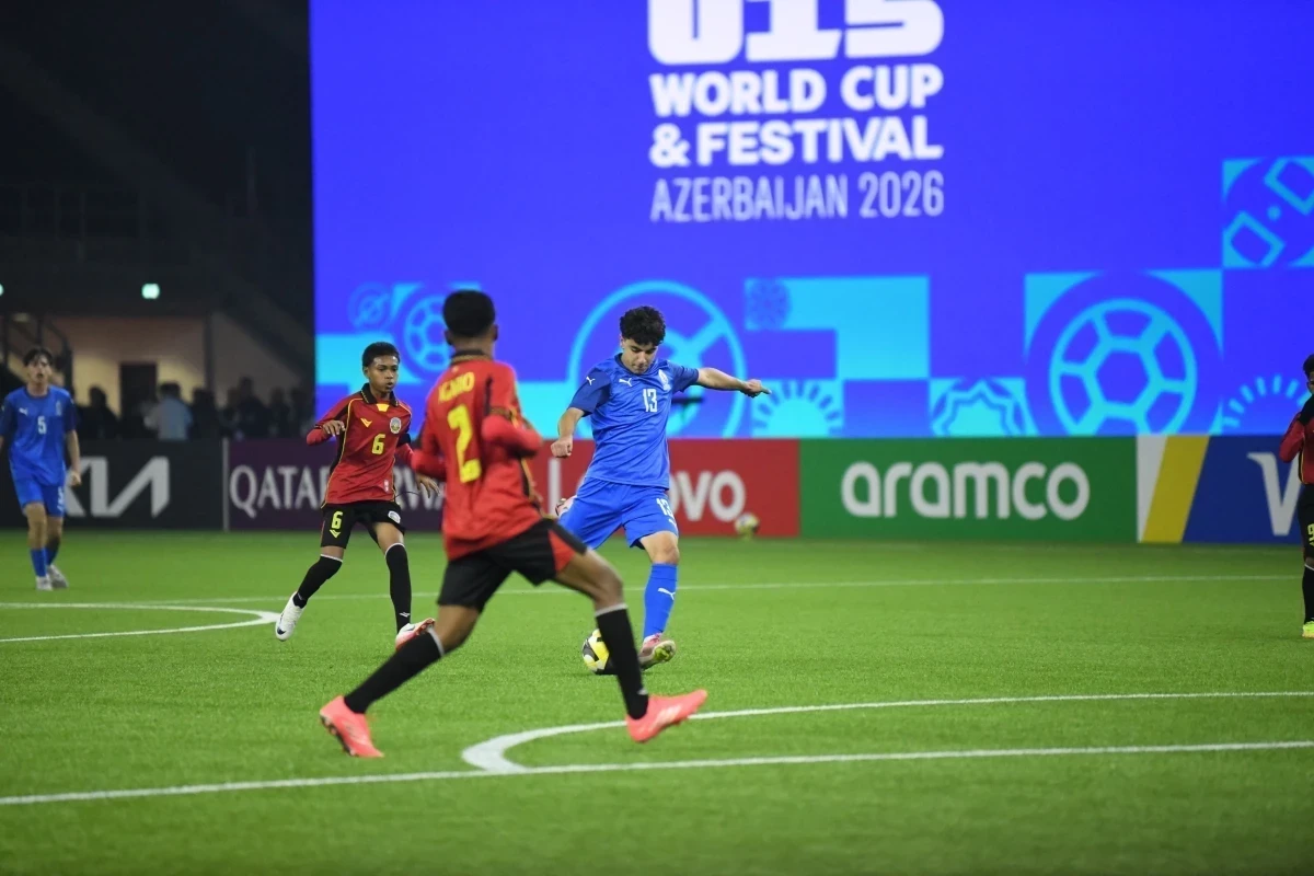 FIFA U-15: Азербайджан разгромил сборную Тимора-Лесте со счетом 6:0