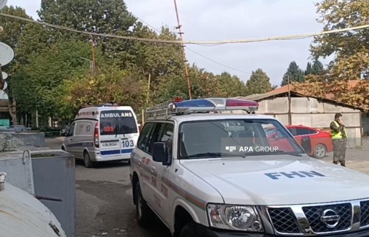 Tovuzda bağlı qapı arxasında qalan 7 aylıq uşaq xilas edilib