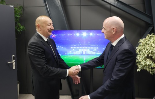 Prezident İlham Əliyev FIFA U-15 dünya çempionatının və festivalının açılış mərasimini izləyib - YENİLƏNİB 