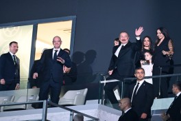 Prezident İlham Əliyev FIFA U-15 dünya çempionatının və festivalının açılış mərasimini izləyib - YENİLƏNİB 